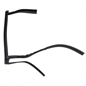 Upper rear right door molding for Ford Escape MK3 13-17 matte with glass seal