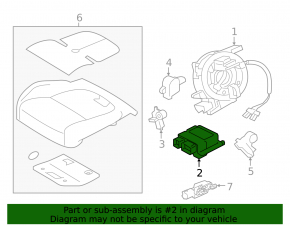 Jaguar E-Pace 18-25 SRS Airbag Computer Module