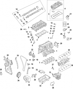 Camshaft Gear Intake Ford Explorer 20- 2.3T