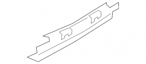 Rear Bumper Mount Center Ford Explorer 20 - Without Towbar
