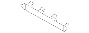 Lincoln Corsair 20-22 front bumper mount left, latch broken