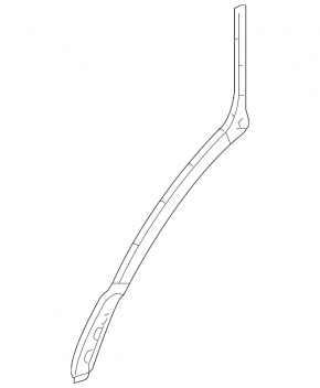 The door seal, side rear left rear Land Rover Range Rover Velar 18-23, tears in fasteners, worn