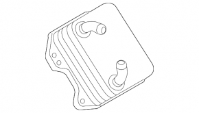 Engine oil cooler for VW Passat b7 12-15 USA 3.6