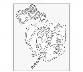 GMC Terrain 10-17 2.4 LAF l4 Engine Front Cover