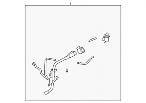 Hyundai Sonata 20-23 HEV Fuel Filler Neck