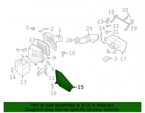 Subaru b10 Tribeca air intake