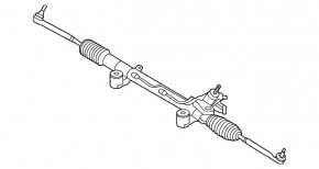 Infiniti QX50 14-17 AWD steering rack, power steering