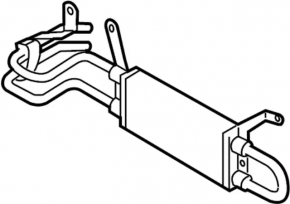 Infiniti FX35 03-07 Power Steering Radiator