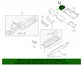Underbody protection front right Audi A6 C7 12-18 DPA