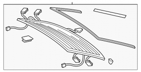 Rear glass Audi A6 C8 19 - athermal
