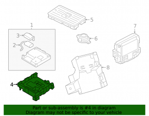 Telematics Control Module Bracket for Audi Q8 19-26