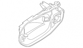 Rear left door handle mechanism BMW X3 E83 03-10
