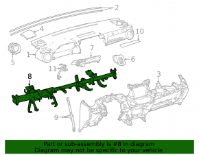 Reinforced under-torpedo pipe for Toyota Rav4 13-18