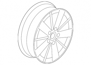 Wheel disk R16 VW Jetta 11-18 USA type 4 light curb