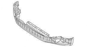 VW Tiguan 18-21 front bumper lip, R-Line structure