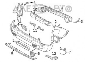 Jeep Renegade 15- Rear Bumper Tow Hook Cap