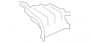 Battery tray bracket Honda CRV 12-16