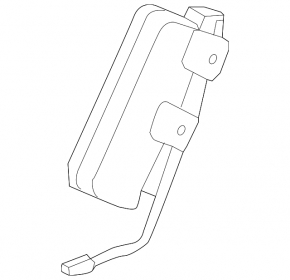 Rear left seat airbag for Toyota Avalon 13-15