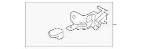 Fuel filler flap release handle from Hyundai Veloster 12-17