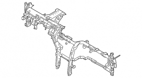 Kia Niro 20-22 HEV, PHEV under-dash reinforcement pipe