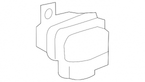 Driver's seat knee bolster control Toyota Avalon 13-18