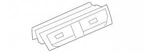 Front central air duct deflector Audi Q5 8R 09-17 missing chip