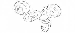 Wiring harness for interior tailgate light, left, Hyundai Tucson 19-21