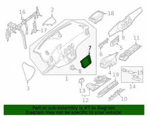 Radio frame CLA 14-19 chrome