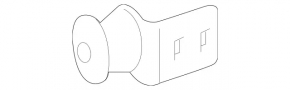 Front muffler bracket Mercedes C-class W205 15-21 on muffler