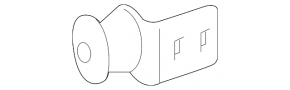 Front muffler bracket Mercedes C-class W205 15-21 on muffler