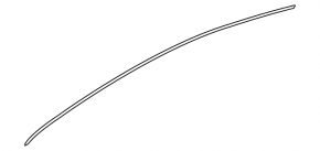Upper front left door molding for Mercedes H247 GLA 20-26 chrome