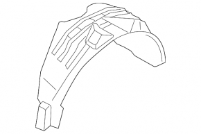Rear right mudguard Ford Escape MK3 13-