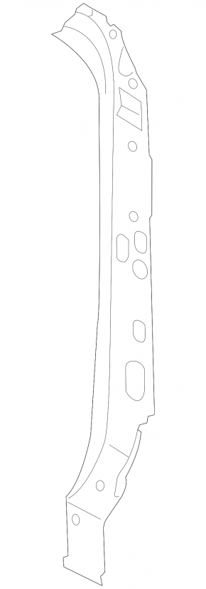 Right headlight trim for Ford Transit Connect MK2 13-23, two-wing