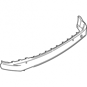Rear bumper lip for Ford Edge 15-18 pre-restored SE/SEL/TITANIUM