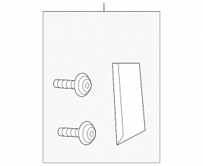 Door trim side rear left Mazda 6 13-21 rear