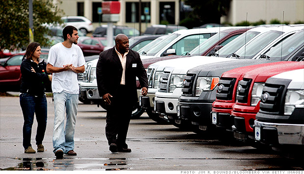 Car sales in the USA in October 2014